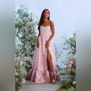 V Chapman Charlotte Corset Dress Orchid Haze Windsor Strapless Size 12